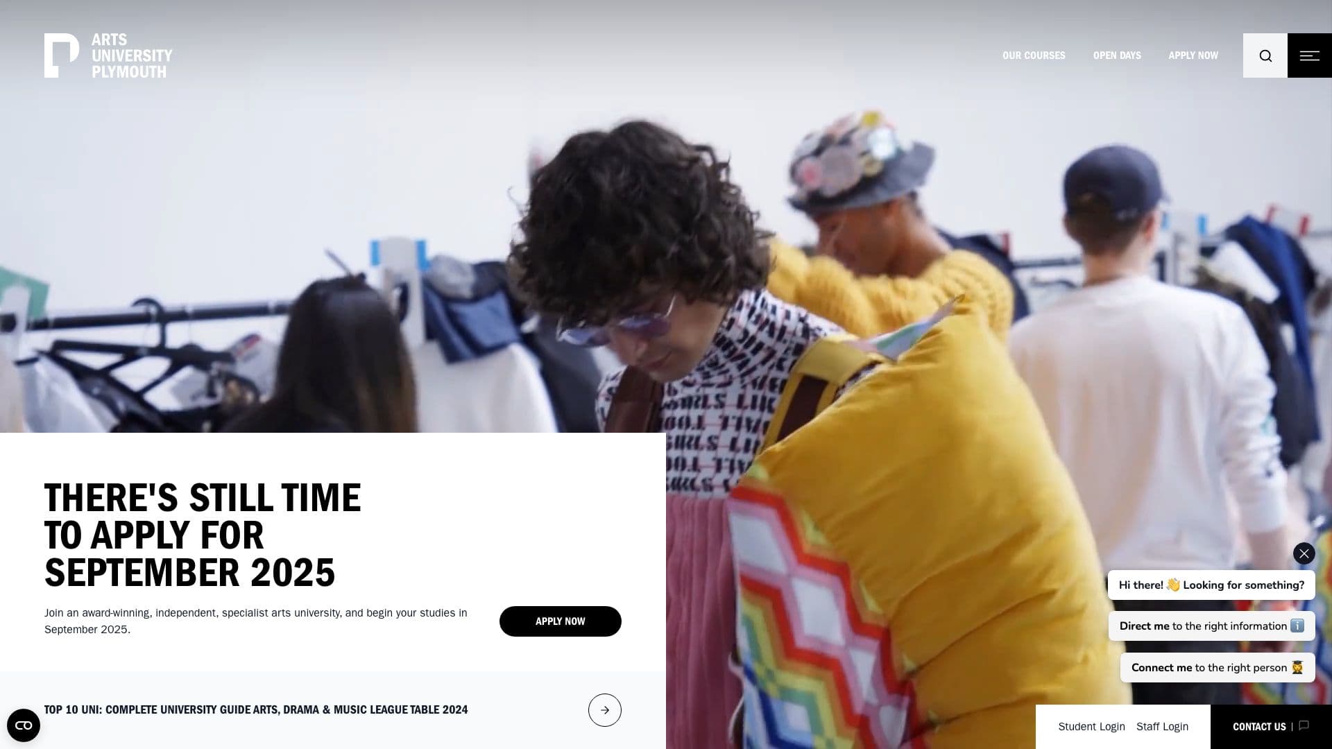 Arts University Plymouth - Desktop screenshot