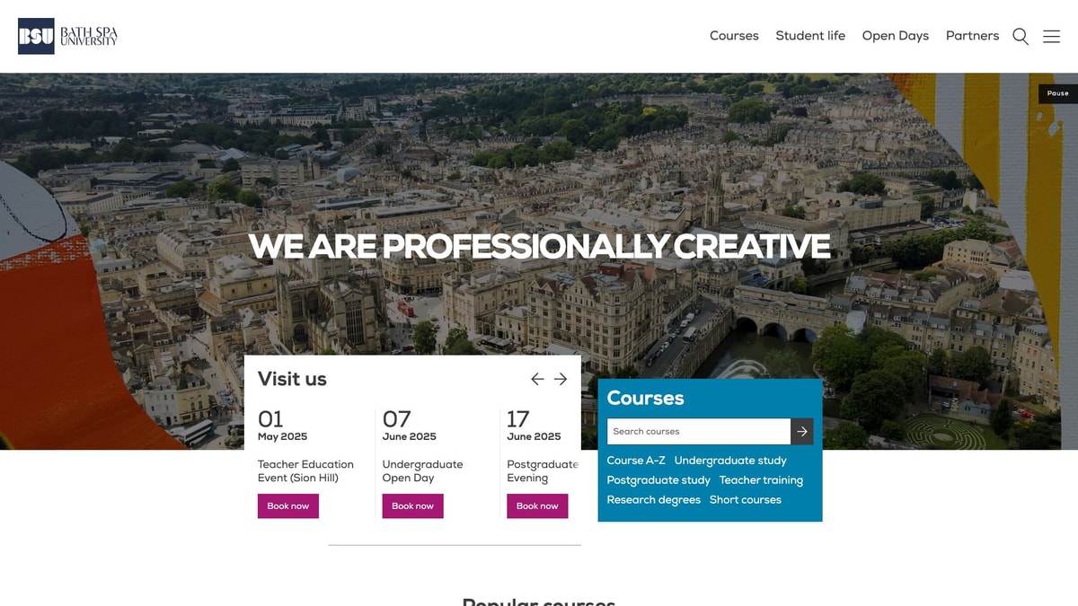 Bath Spa University Bath Spa University