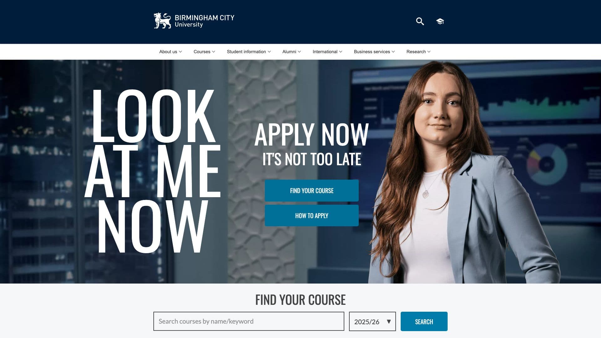 Birmingham City University - Desktop screenshot