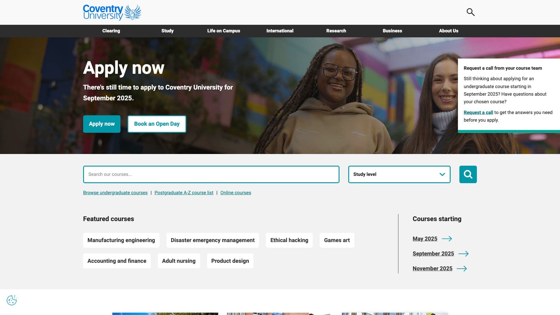 Coventry University - Desktop screenshot