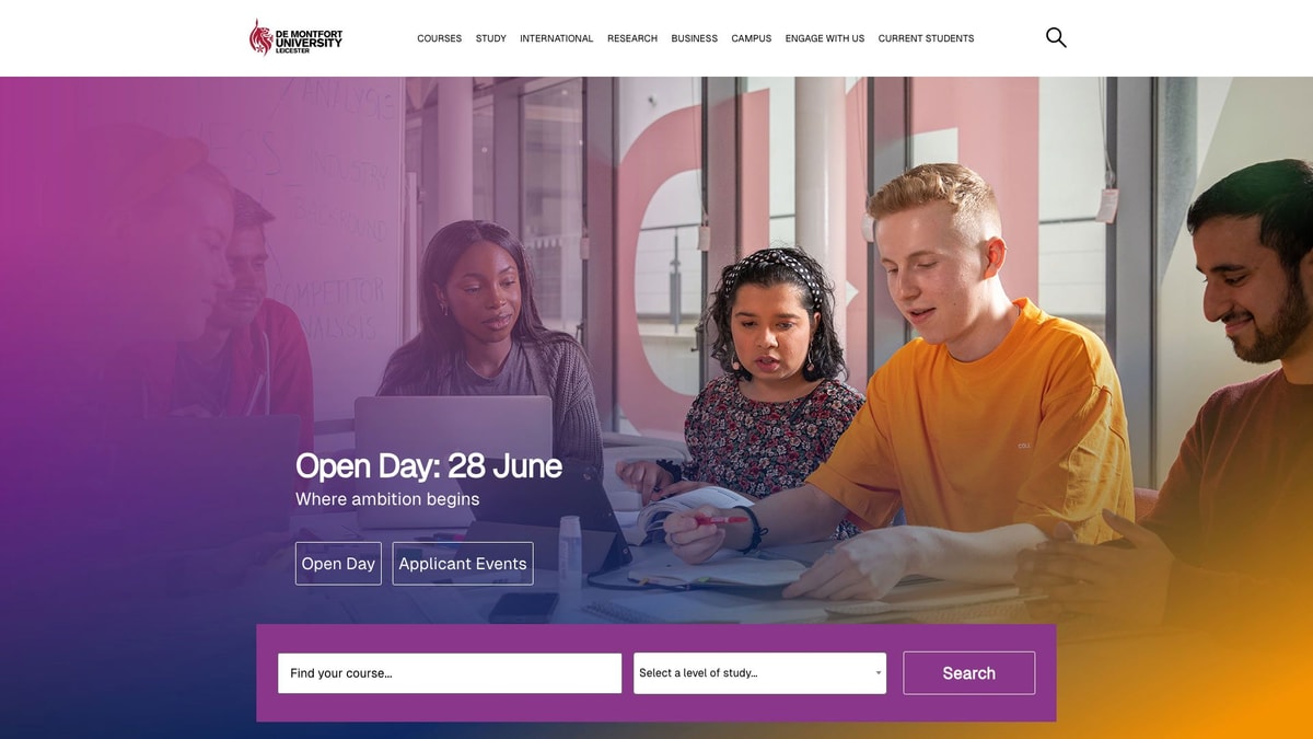 De Montfort University De Montfort University