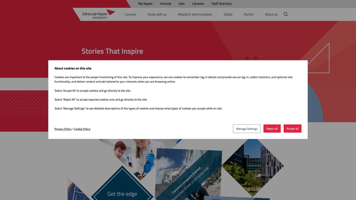 Edinburgh Napier University Edinburgh Napier University
