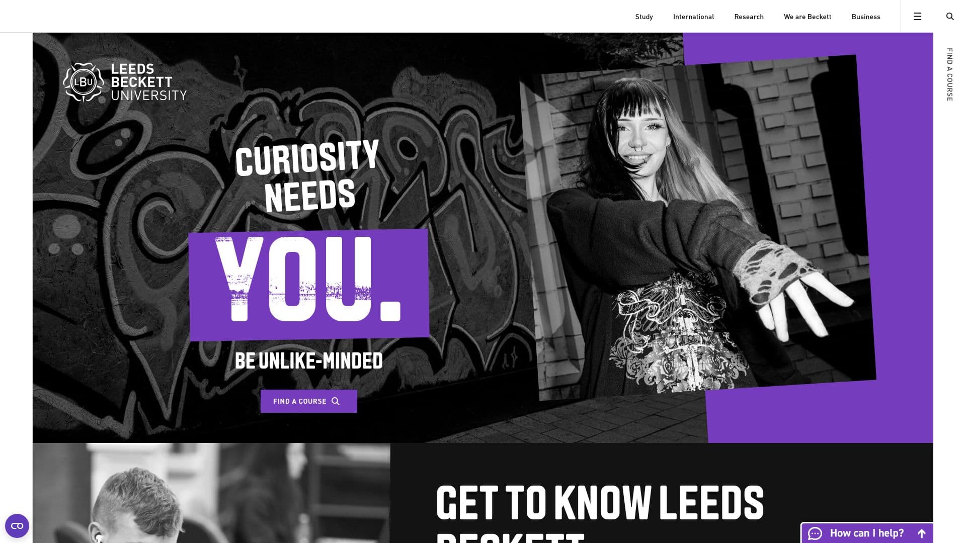 Leeds Beckett University - Desktop screenshot