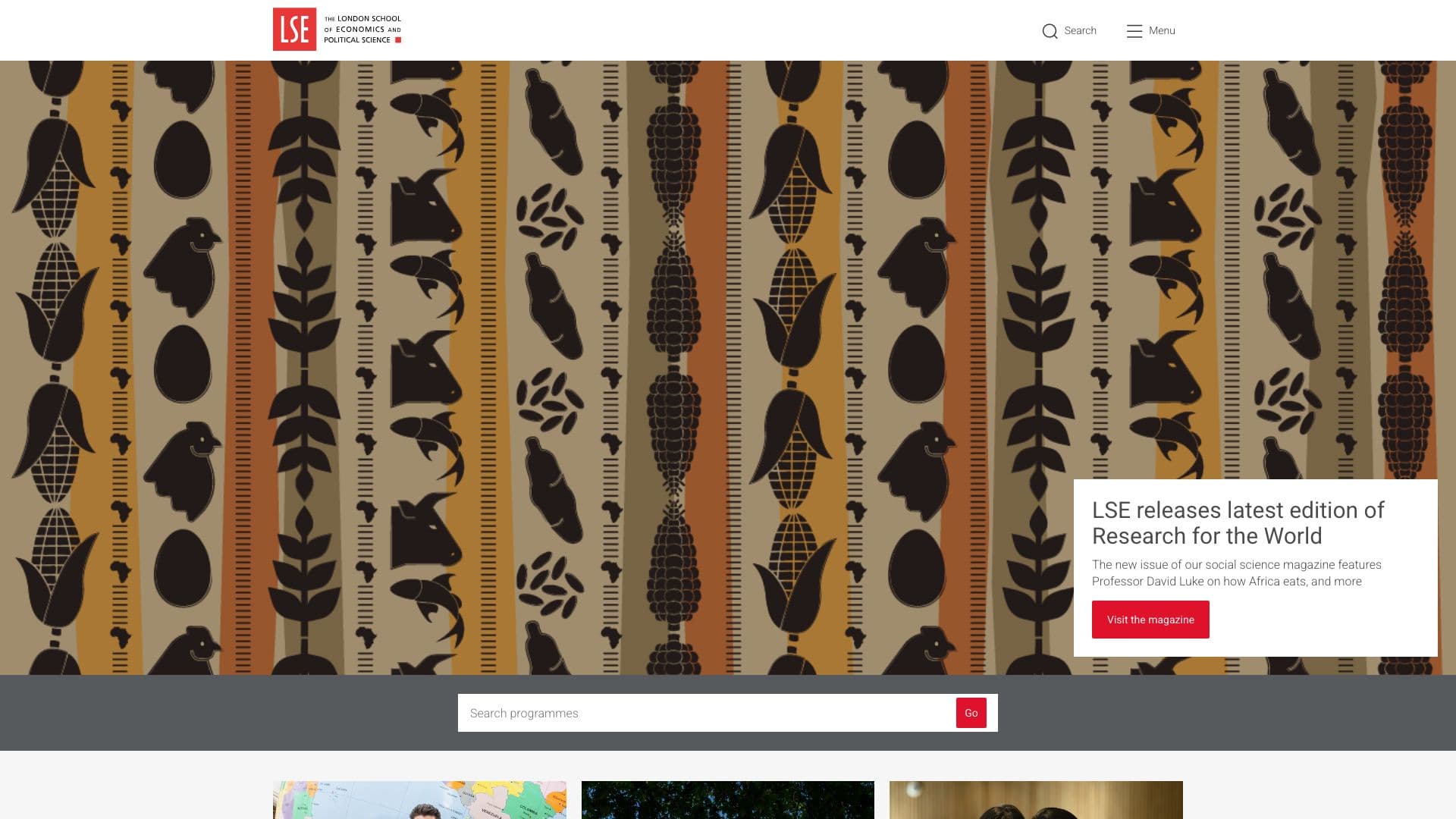 London School of Economics and Political Science - Desktop screenshot