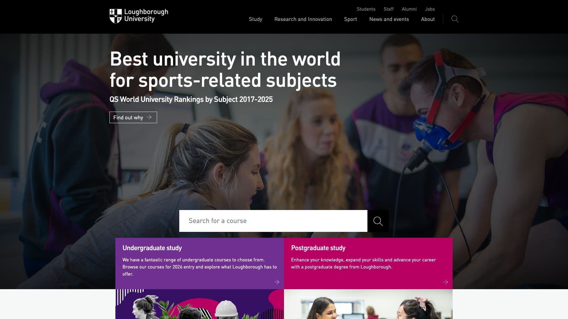 Loughborough University - Desktop screenshot