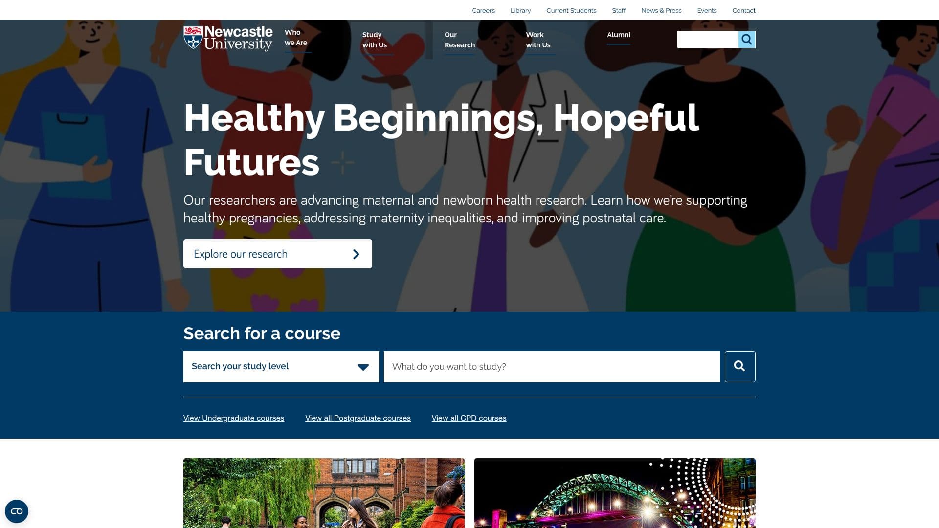 Newcastle University - Desktop screenshot