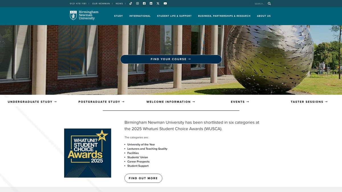 Newman University, Birmingham Newman University, Birmingham