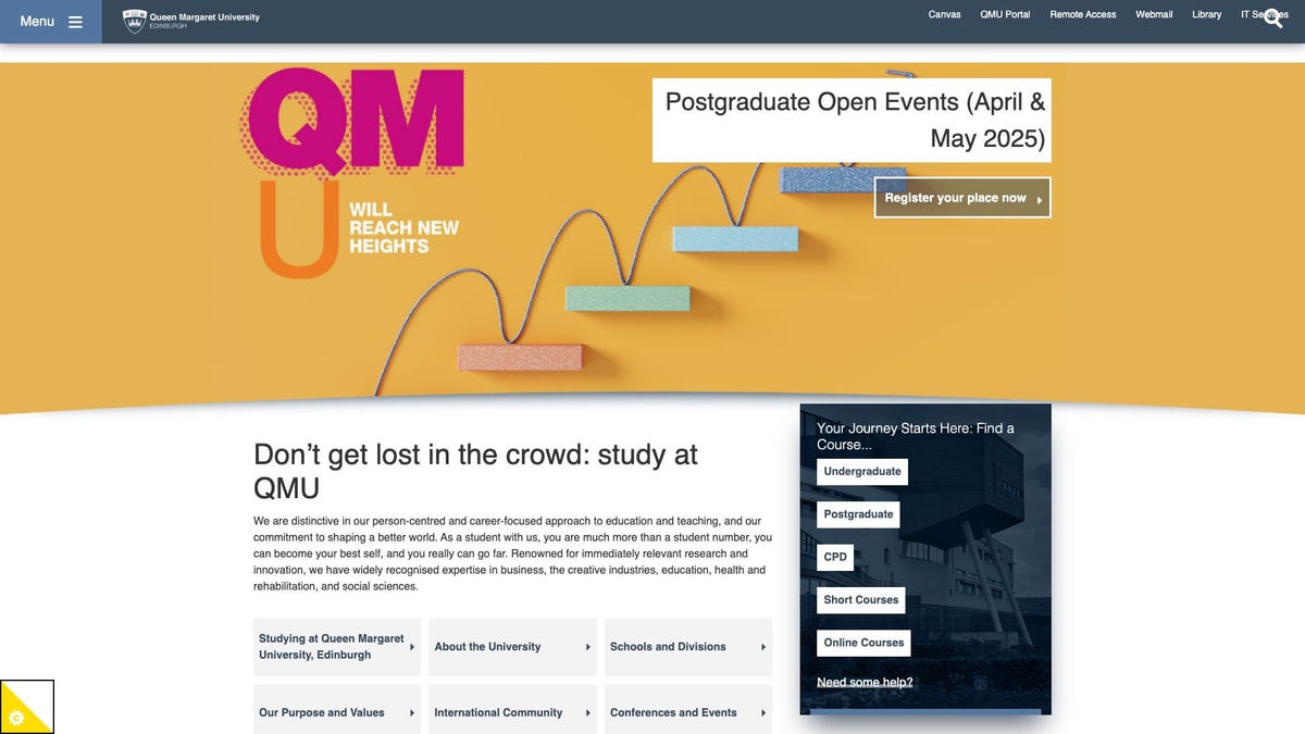 Queen Margaret University, Edinburgh Queen Margaret University, Edinburgh