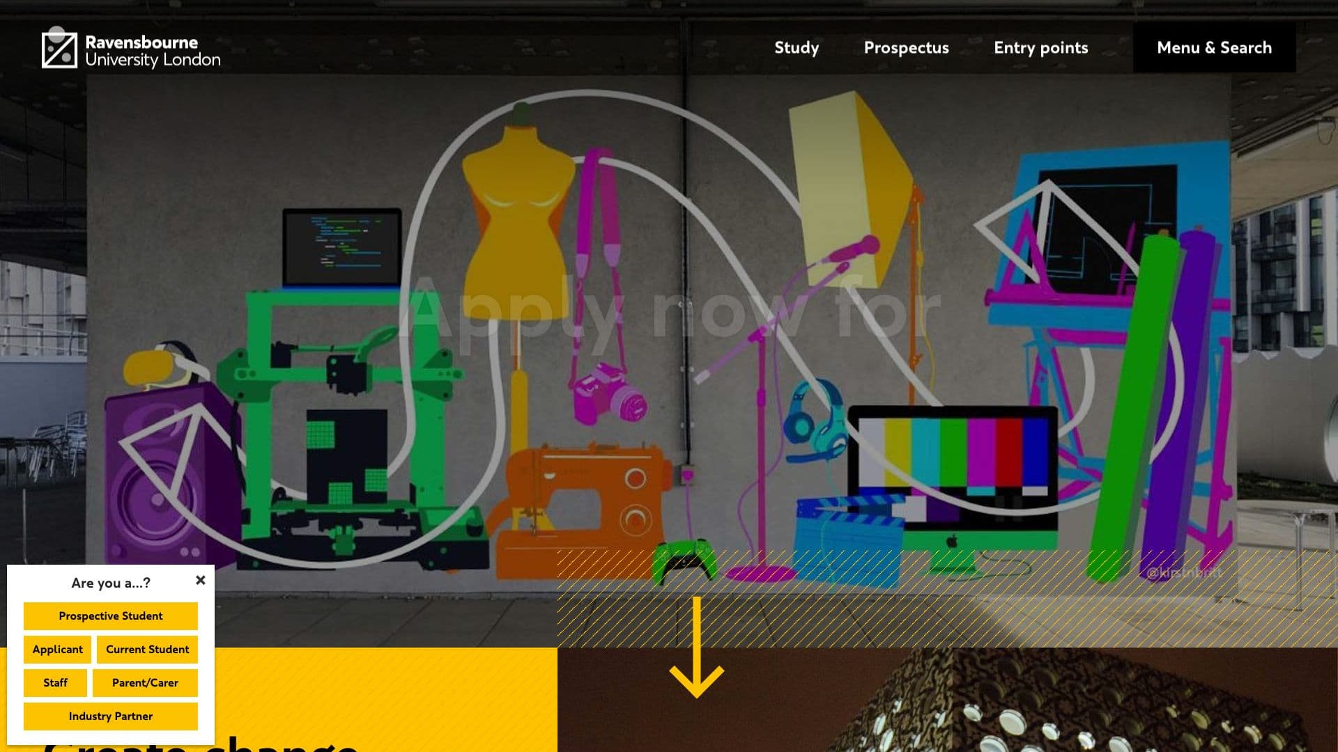 Ravensbourne University London - Desktop screenshot