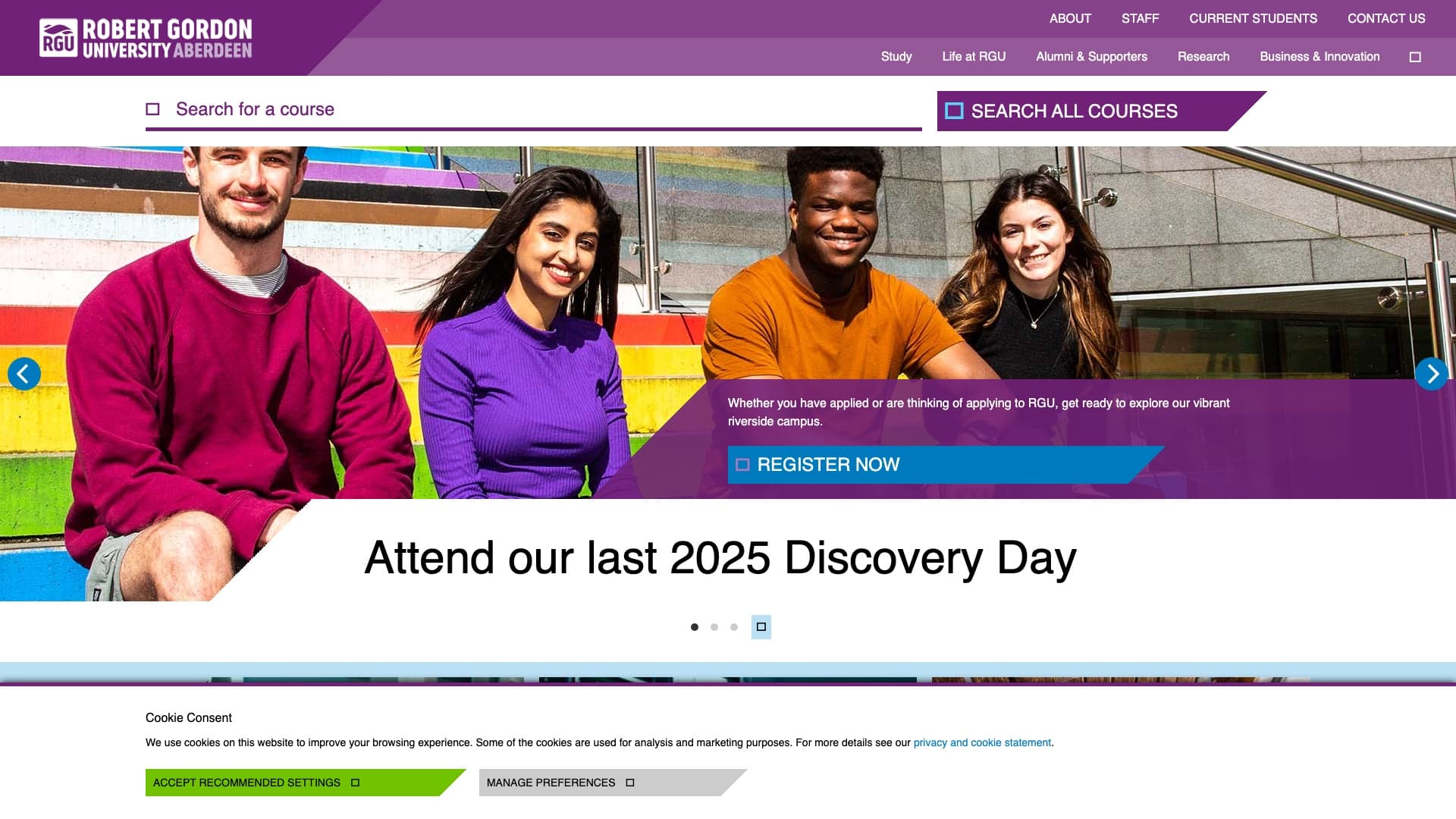 Robert Gordon University - Desktop screenshot