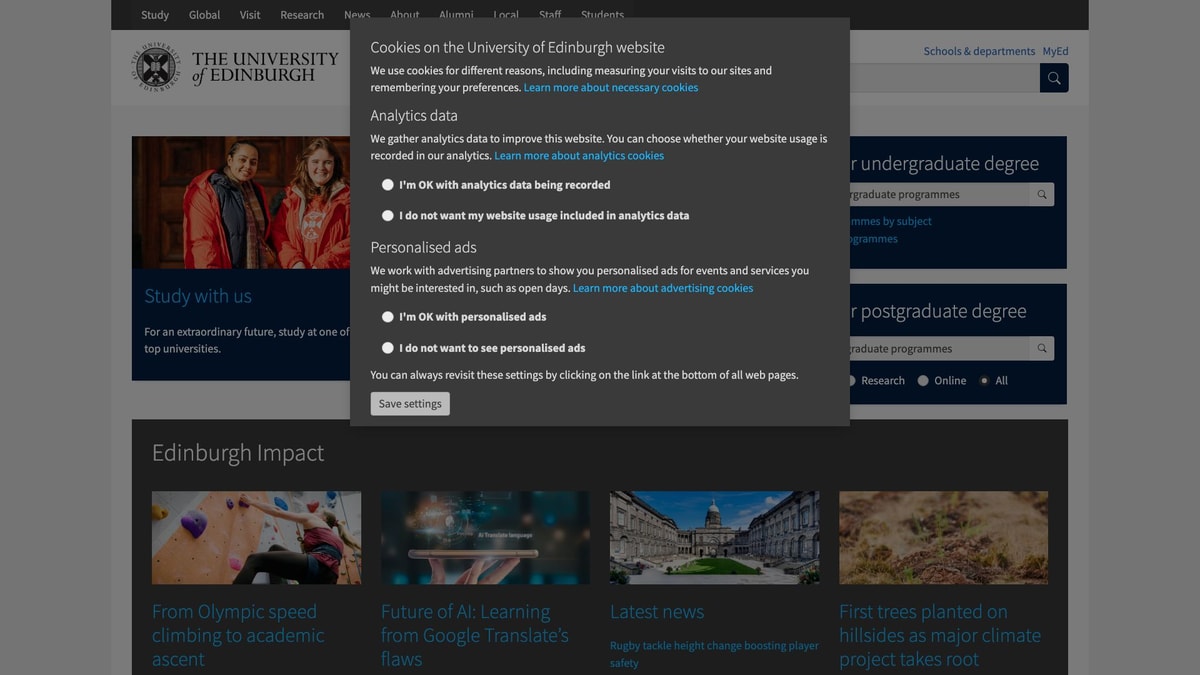The University of Edinburgh The University of Edinburgh