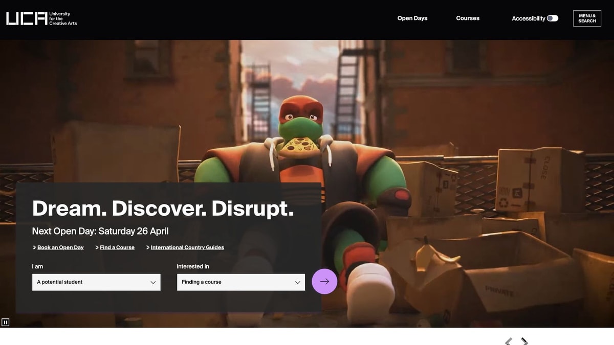 University for the Creative Arts University for the Creative Arts