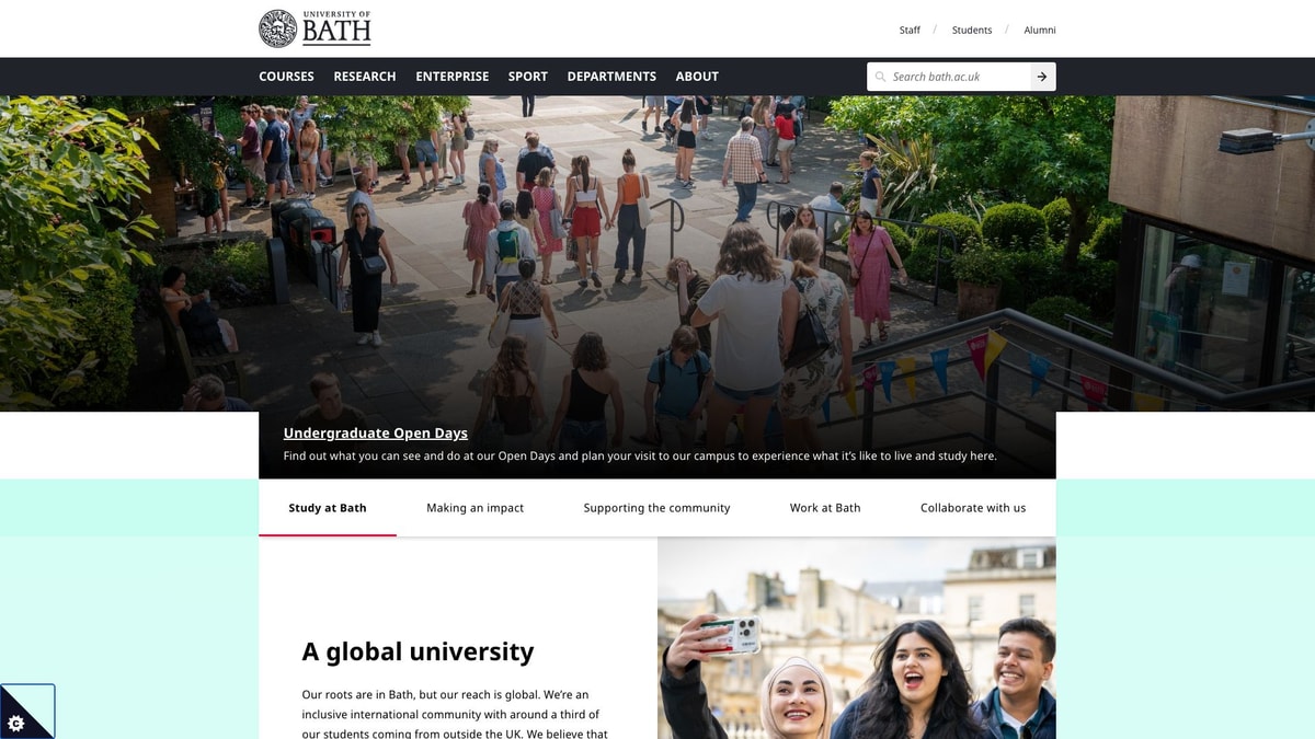 University of Bath University of Bath