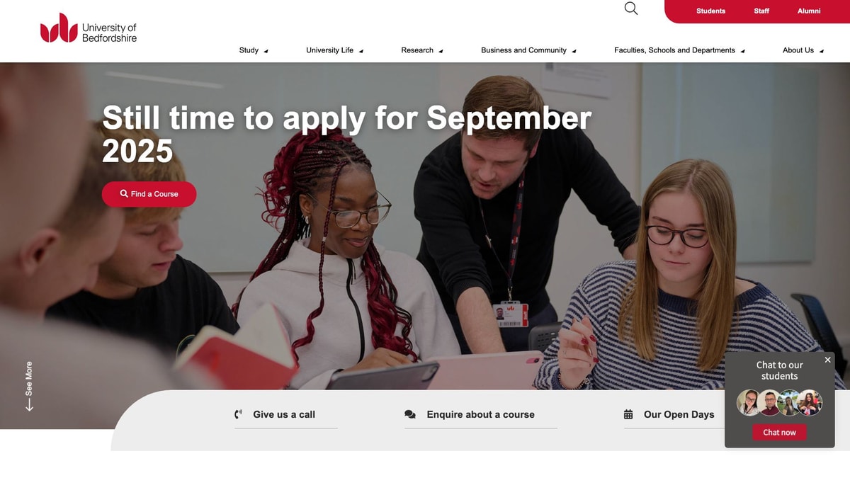 University of Bedfordshire University of Bedfordshire