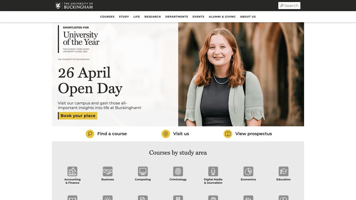 University of Buckingham University of Buckingham