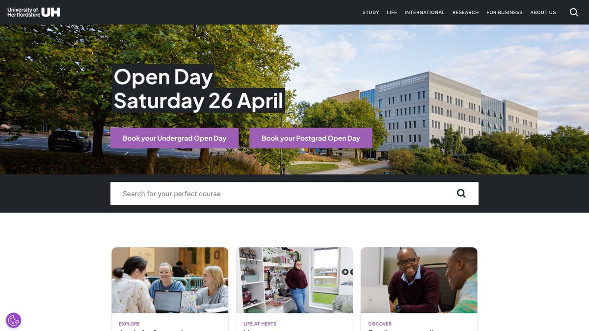 University of Hertfordshire University of Hertfordshire