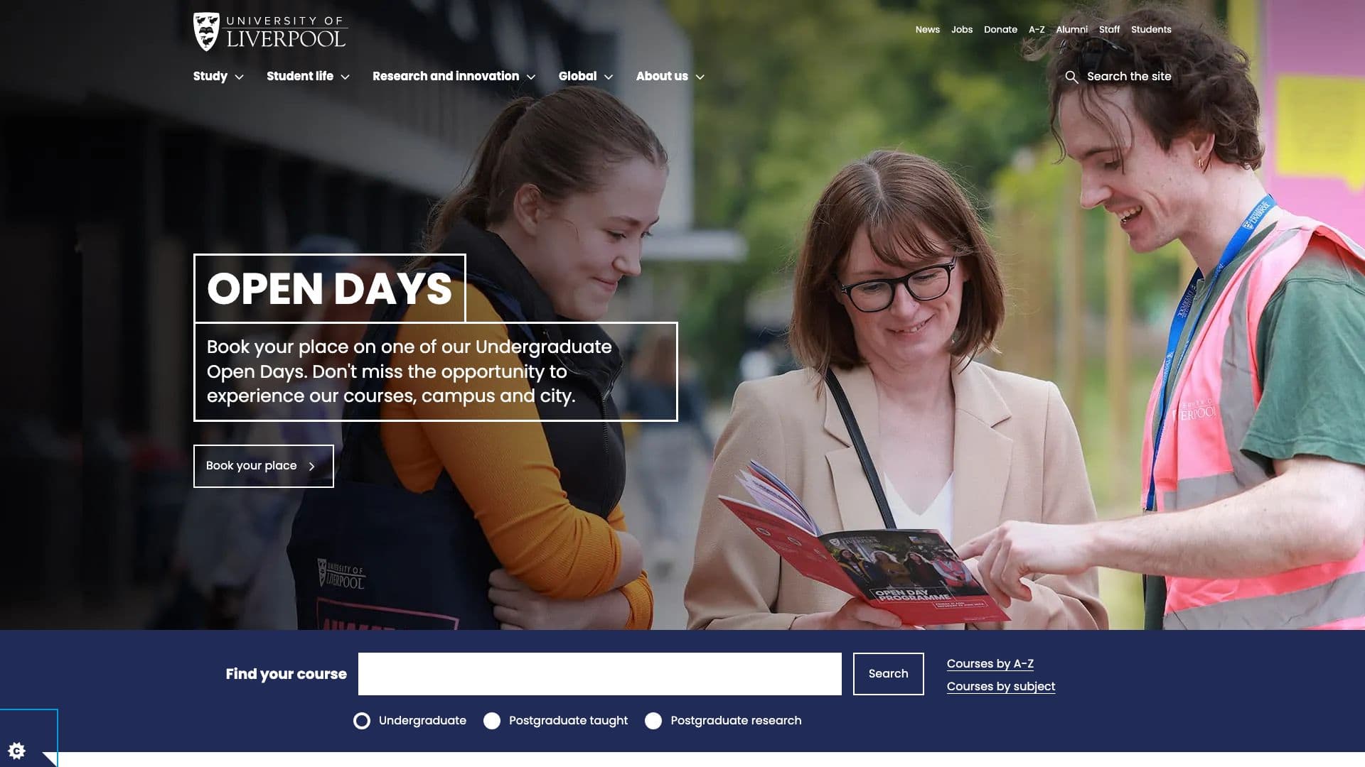 University of Liverpool - Desktop screenshot