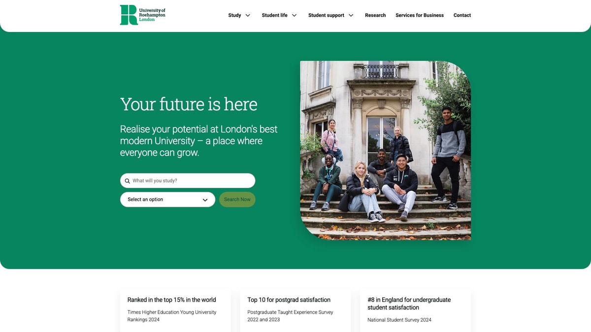 University of Roehampton University of Roehampton