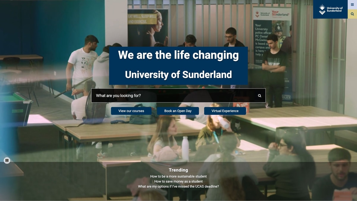 University of Sunderland University of Sunderland