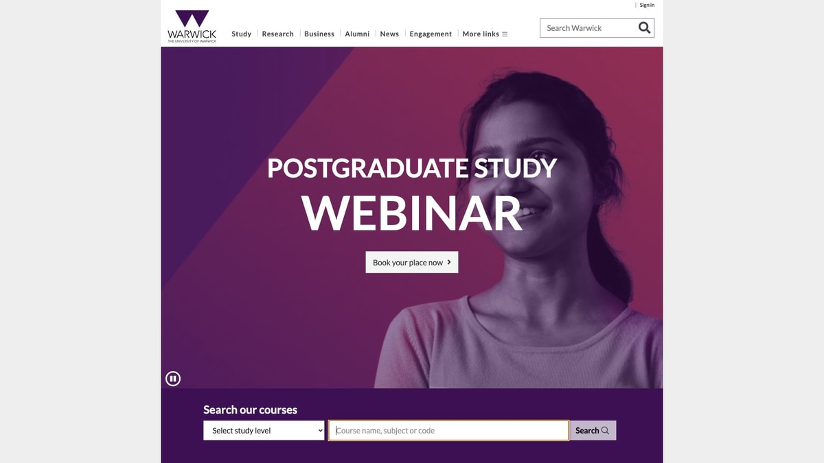 University of Warwick University of Warwick