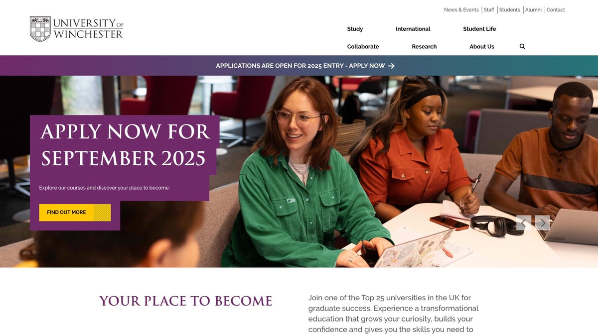 University of Winchester University of Winchester