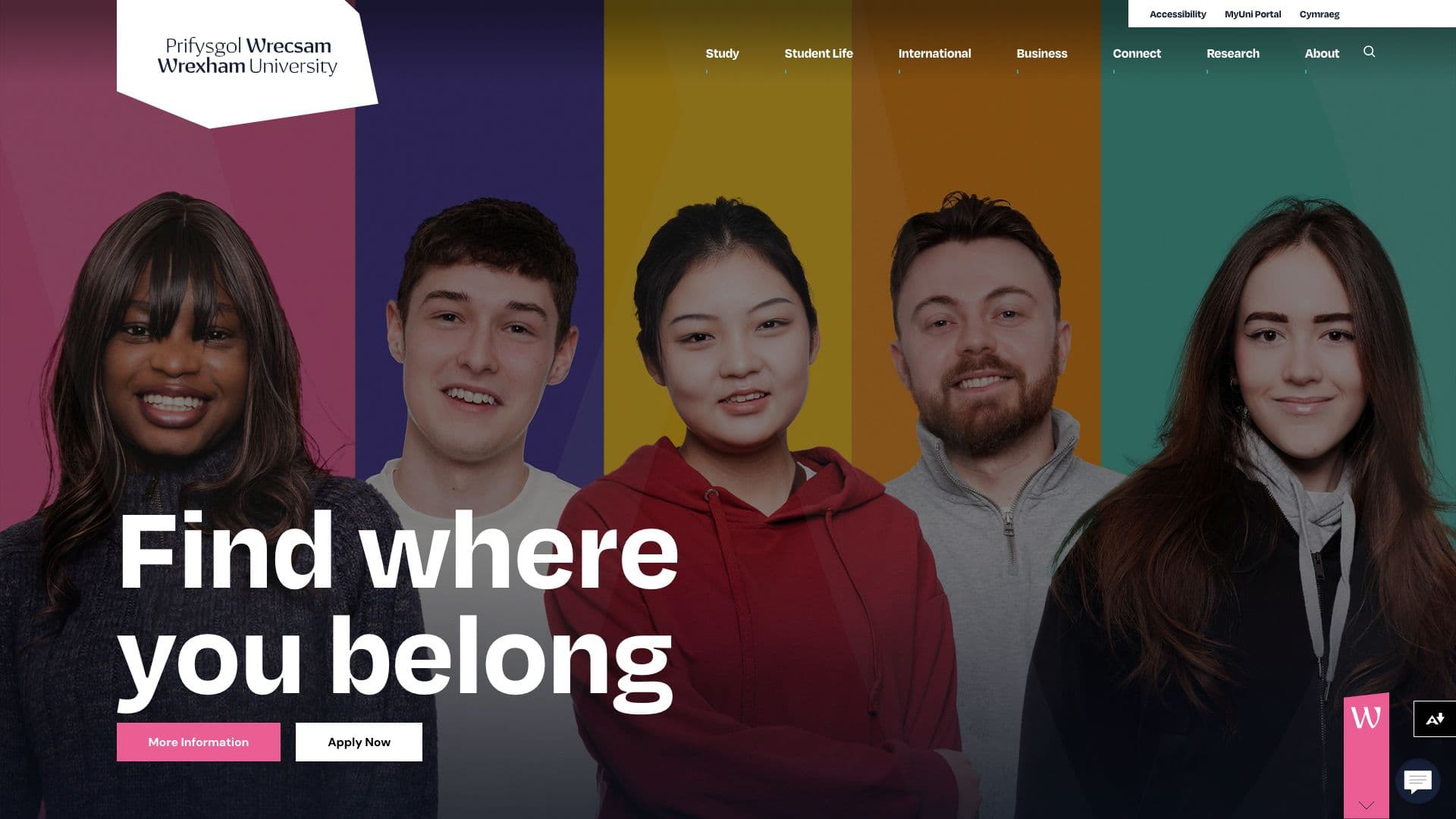 Wrexham Glyndwr University - Desktop screenshot