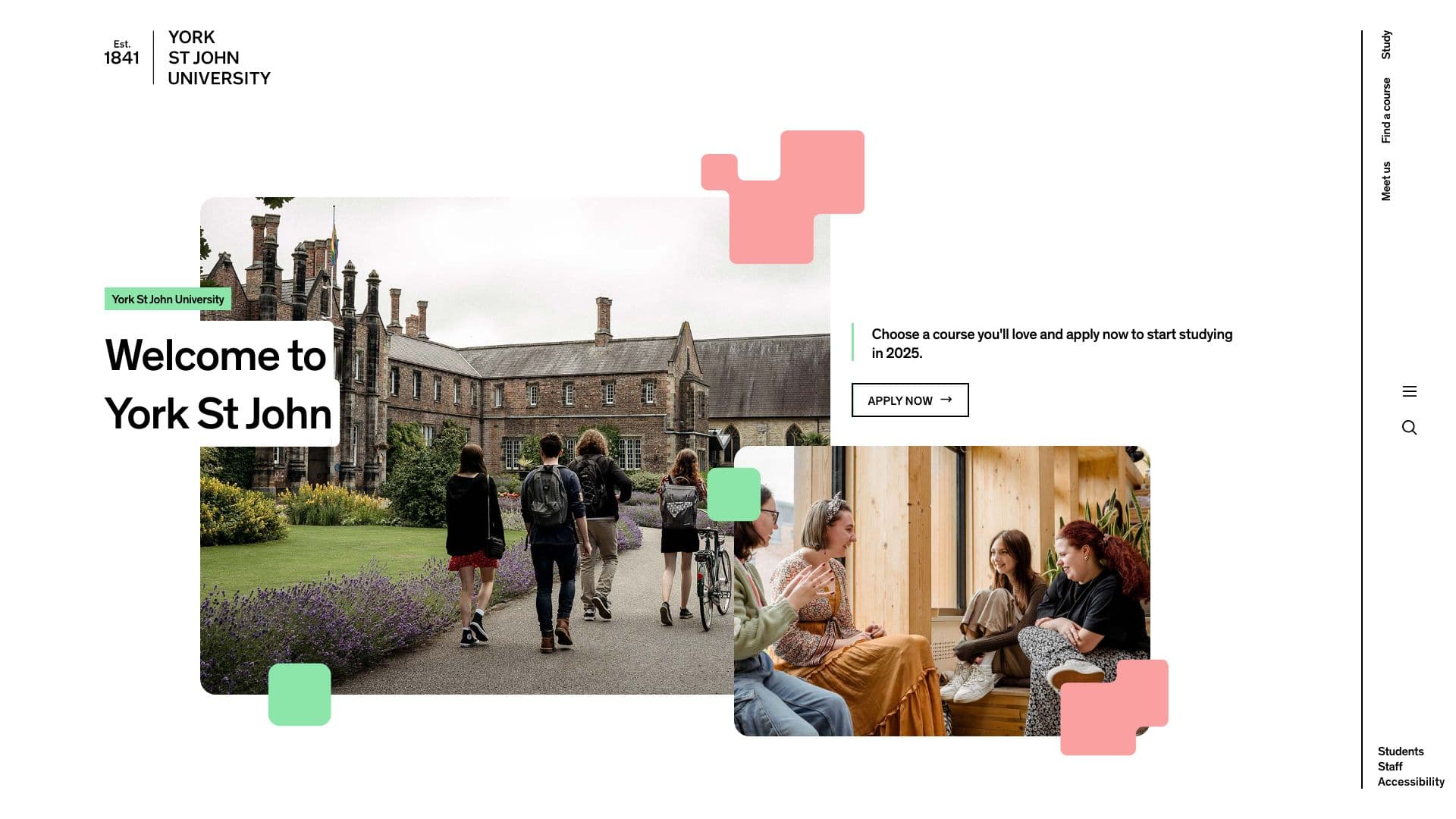 York St John University - Desktop screenshot