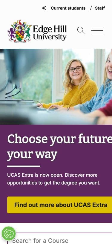 Edge Hill University - Mobile screenshot