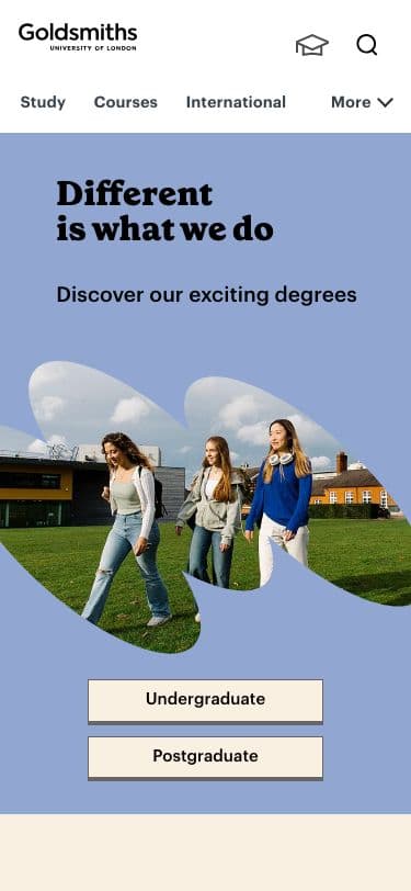 Goldsmiths, University of London - Mobile screenshot
