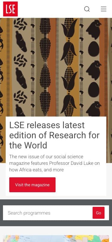 London School of Economics and Political Science - Mobile screenshot