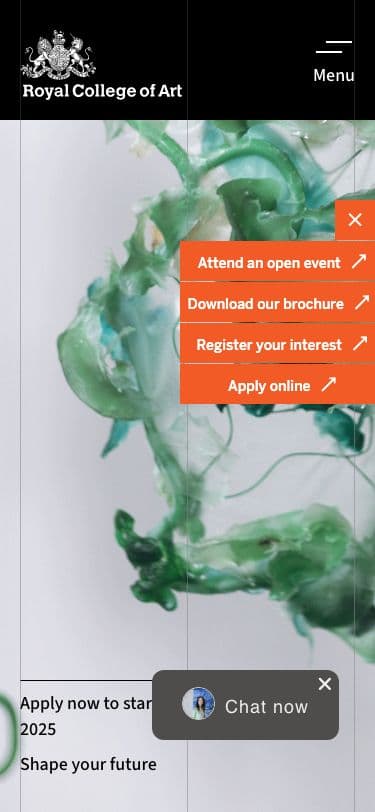 Royal College of Art - Mobile screenshot