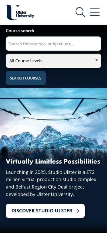 Ulster University - Mobile screenshot