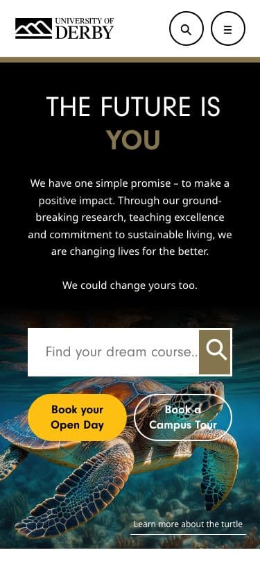 University of Derby - Mobile screenshot