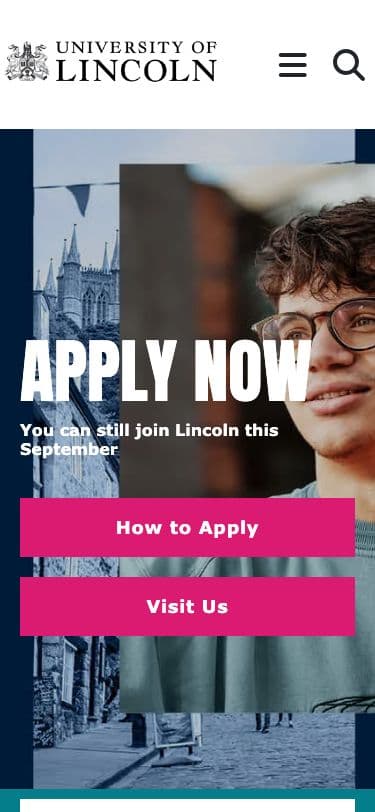 University of Lincoln - Mobile screenshot