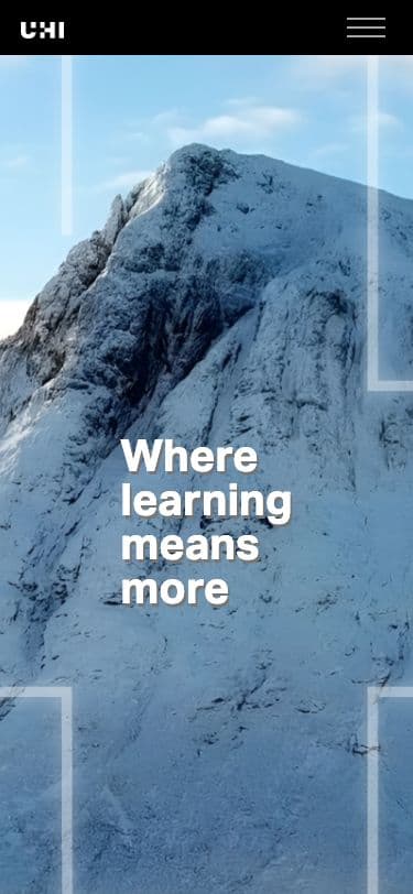 University of the Highlands and Islands - Mobile screenshot